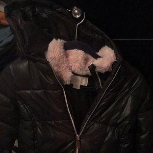 Michael kors youth girl jacket size 14 black